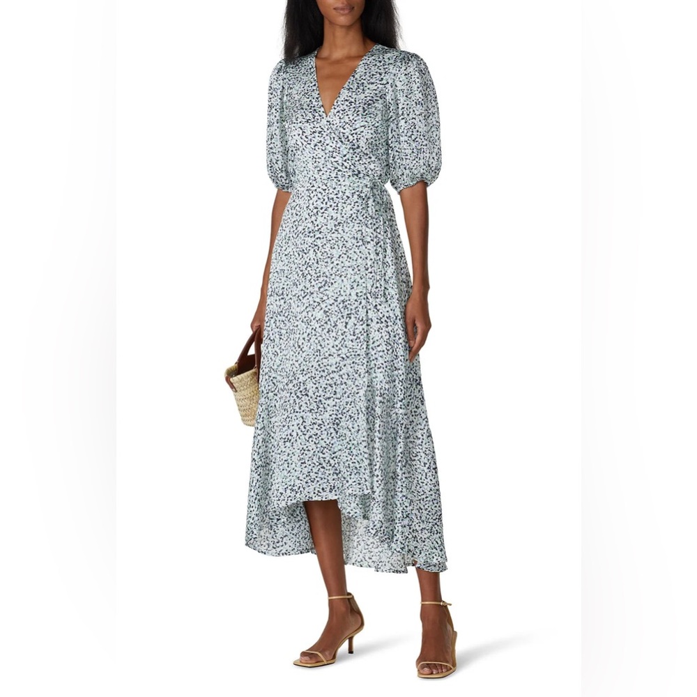 Club Monaco Easy Midi Wrap Dress